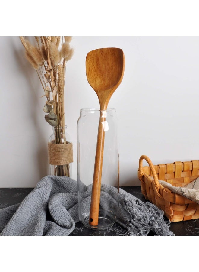 Wooden Spatula. Long Handle Spatula for Cooking.Handmade for Kitchen Cookware. (Spatula) - Image 3